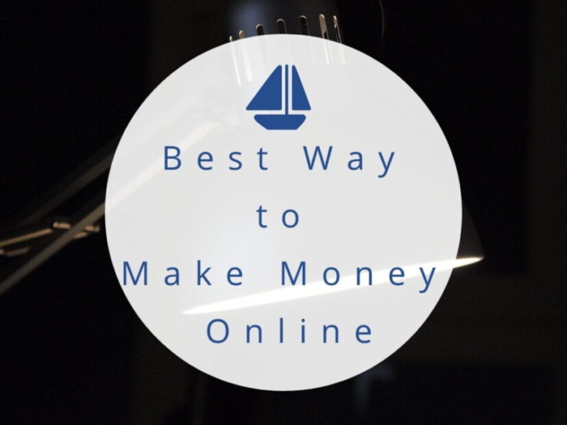 The image is a graphic related to Best Way to Make Money Online.