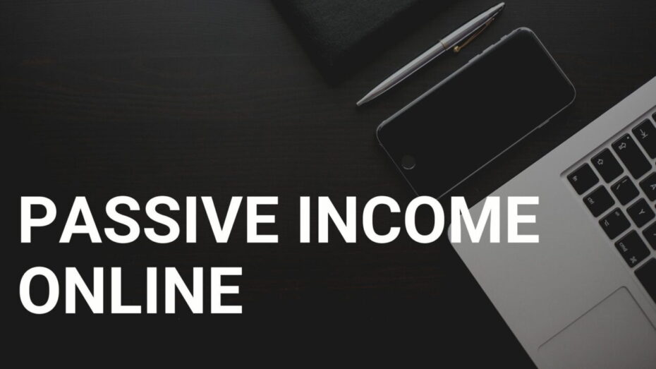 The image is a graphic related to Passive Income Online.