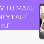 The image is a graphic related to Make Money Fast Online.