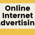 The image is a graphic related to Online Internet Advertising.