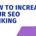 The image is a graphic related to Increase Your SEO Ranking.