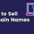 The image is a graphic related to Sell Domain Names.
