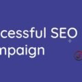 The image is a graphic related to Successful SEO Campaign.