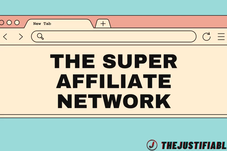 The image is a graphic related to Super Affiliate Network.