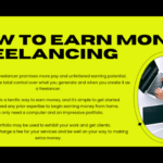 The image is a graphic related to Freelancing.