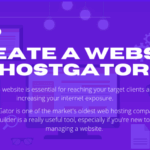 The image is a graphic related to: website on Hostgator.