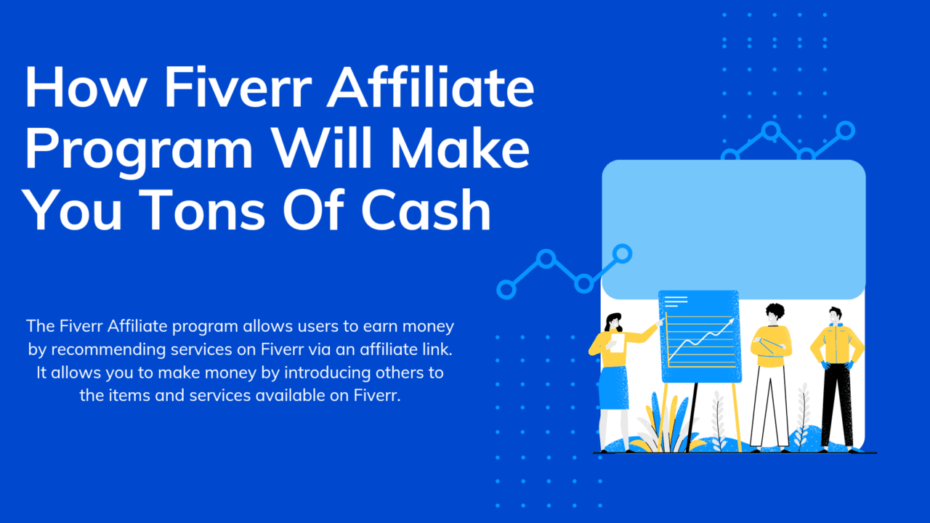 The image is a graphic related to Fiverr Affiliate Program.