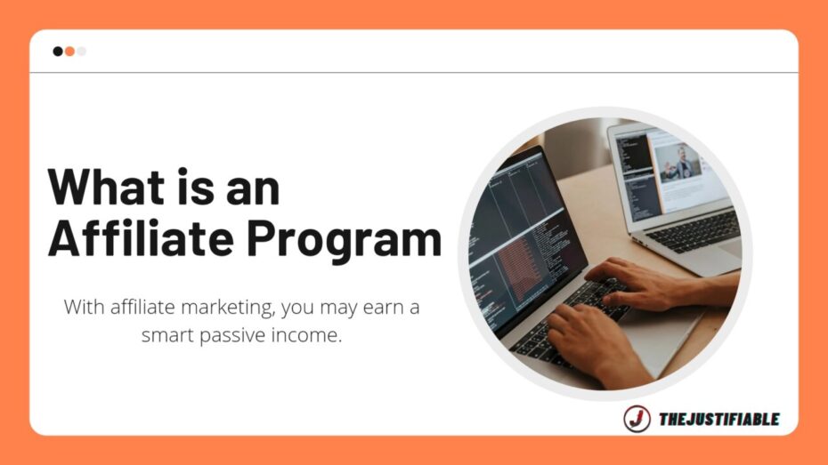 The image is a graphic related to: What is an Affiliate Program.