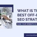 The image is a graphic related to Best Off-Page SEO Strategy.
