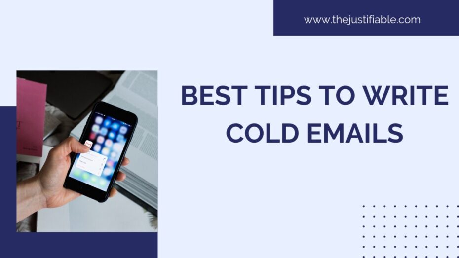 The image is a graphic related to Cold Emails.