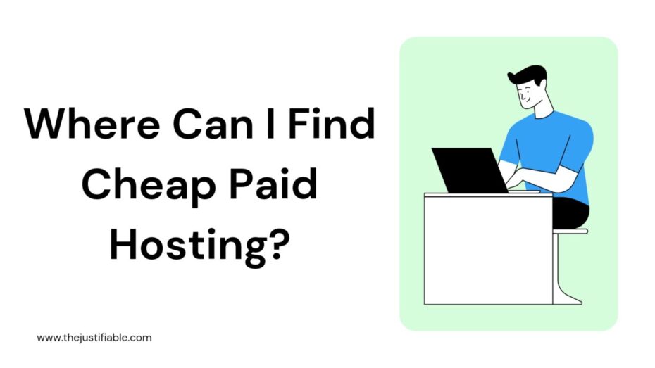 The image is a graphic related to Cheap Paid Hosting.