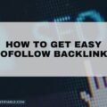 The image is a graphic related to Dofollow Backlinks.