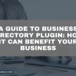 The image is a graphic related to Business Directory Plugin.