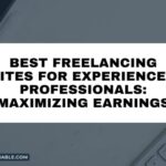 The image is a graphic related to Best Freelancing Sites for Experienced Professionals.