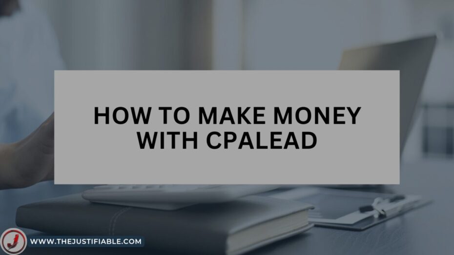 The image is a graphic related to Make Money with CPAlead.