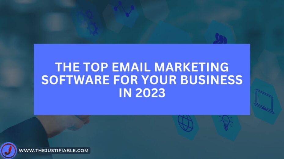 The image is a graphic related to Email Marketing Software.