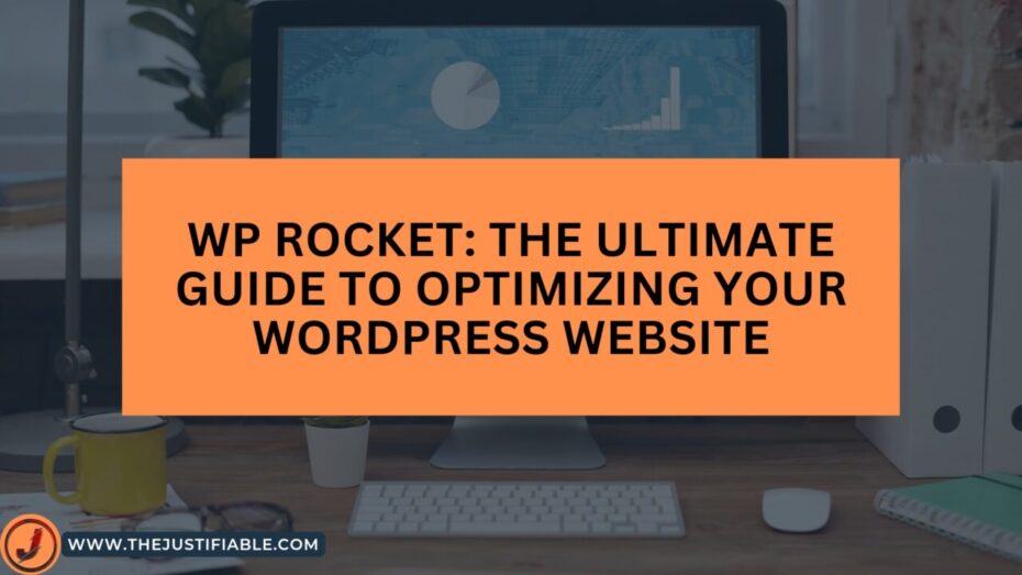 The image is a graphic related to WP Rocket.