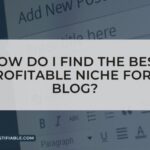 The image is a graphic related to Profitable Niche.
