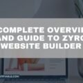 The image is a graphic related to Zyro Website Builder.