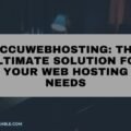 The image is a graphic related to AccuWebHosting.