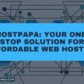 The image is a graphic related to HostPapa.
