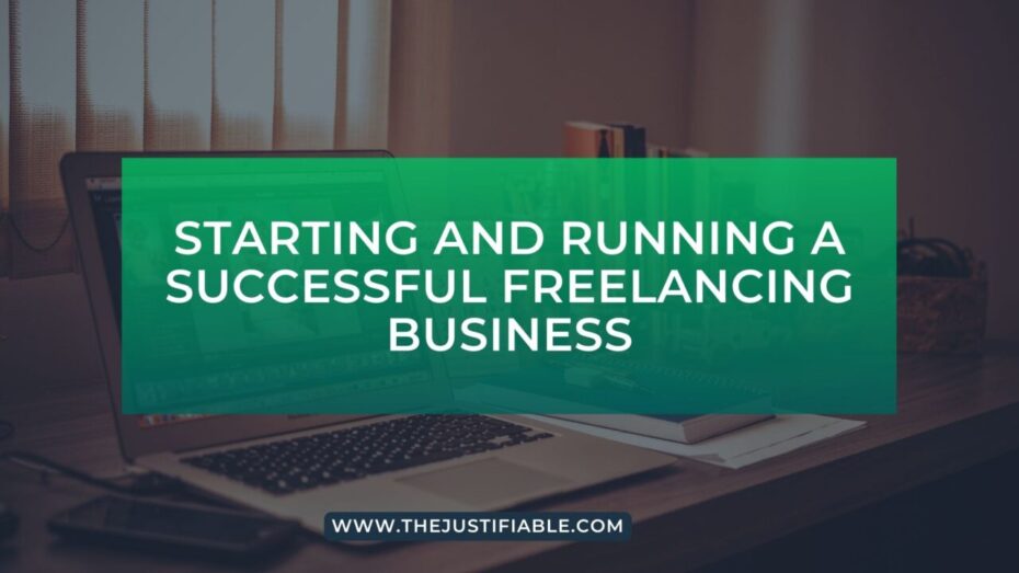 The image is a graphic related to Successful Freelancing Business.