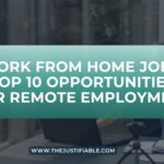 The image is a graphic related to Work from Home Jobs.