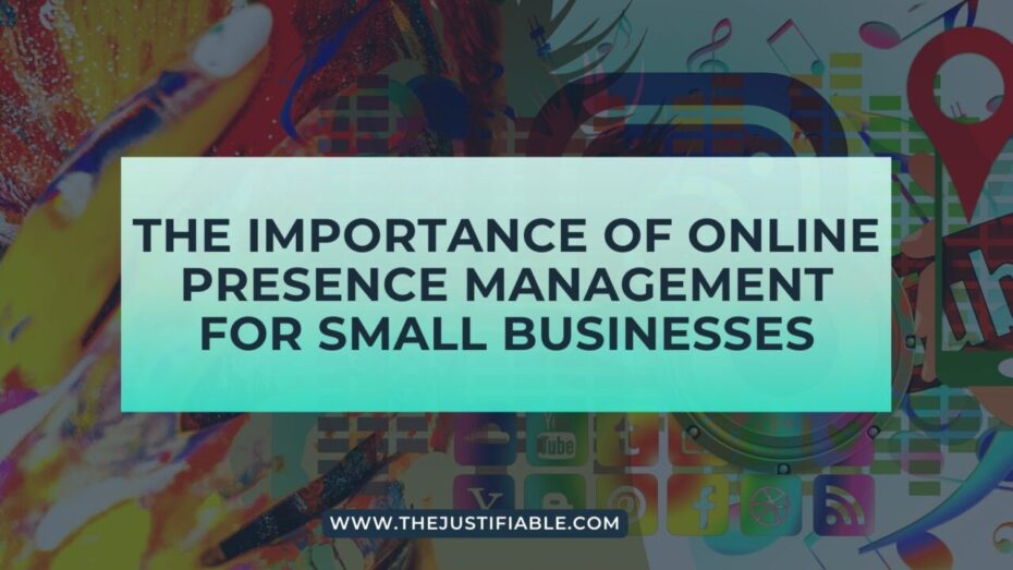 The image is a graphic related to Online Presence Management.