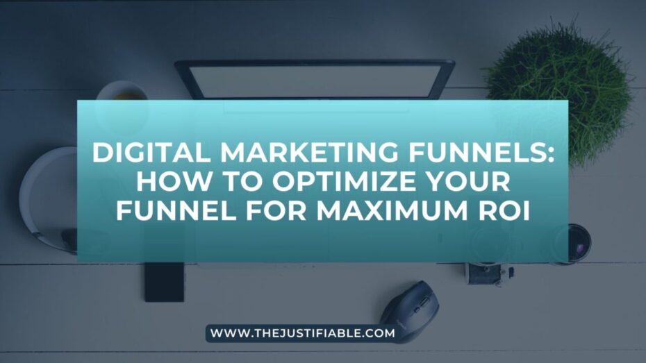 The image is a graphic related to Digital Marketing Funnels.