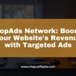 The image is a graphic related to PopAds Network.