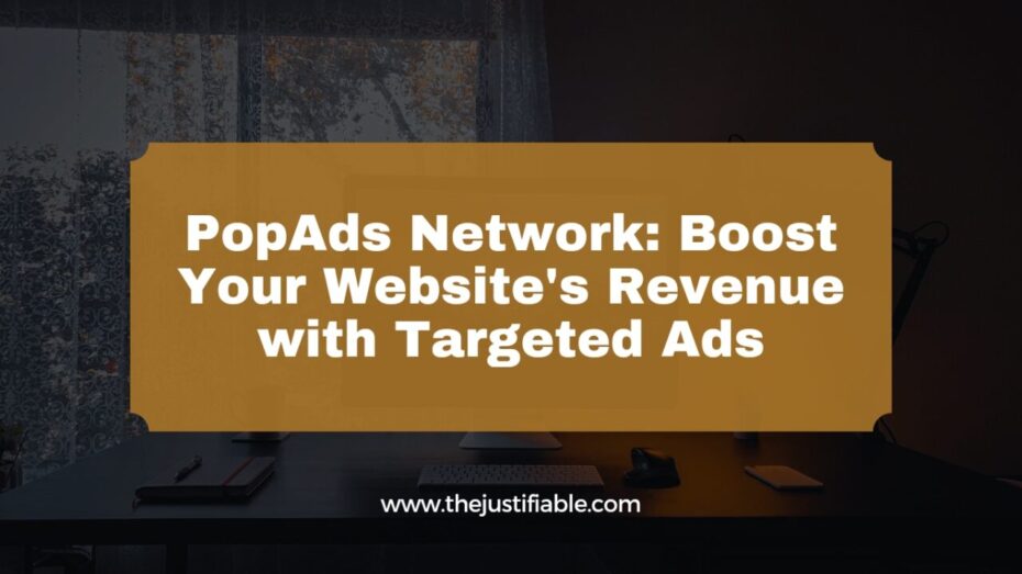 The image is a graphic related to PopAds Network.