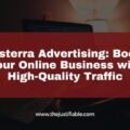 Adsterra Advertising: Boost Your Online Business with High-Quality Traffic The image is a graphic related to Adsterra Advertising.