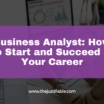 The image is a graphic related to Business Analyst.