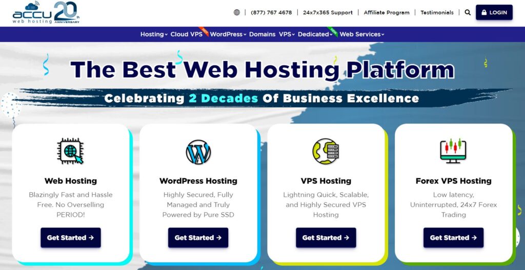 The image is a graphic related to AccuWebHosting.