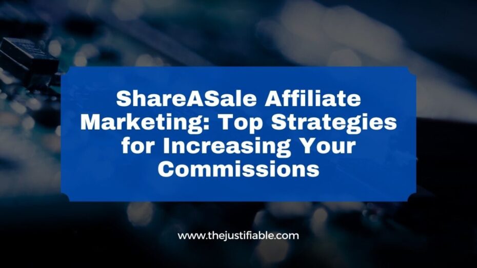 The image is a graphic related to ShareASale Affiliate Marketing.