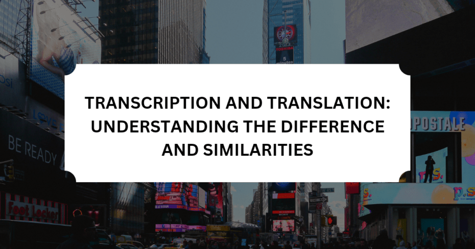 The image is a graphic related to Transcription and Translation.