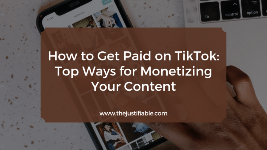 The image is a graphic related to How to Get Paid on TikTok.