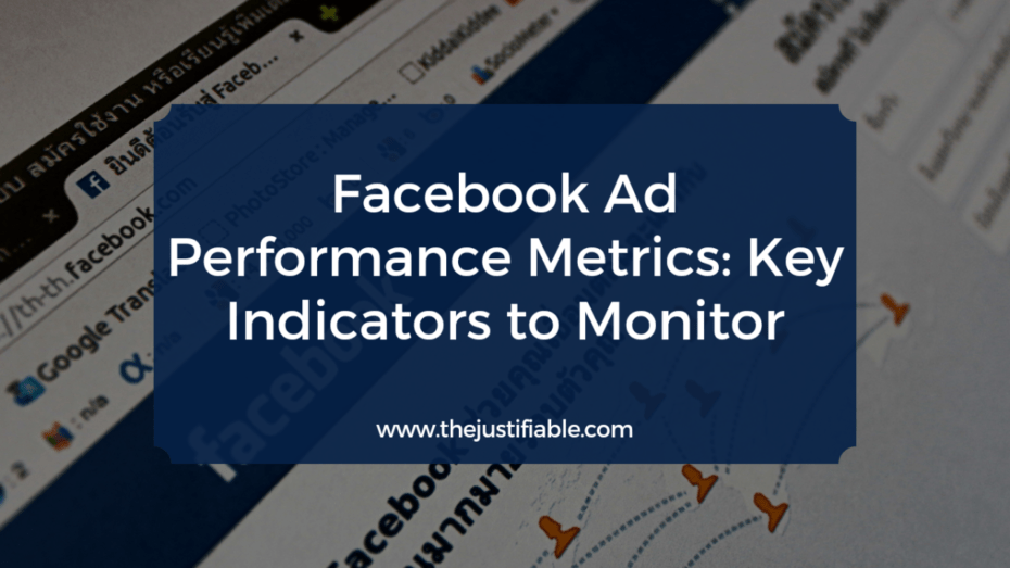 The image is a graphic related to Facebook Ad Performance Metrics.