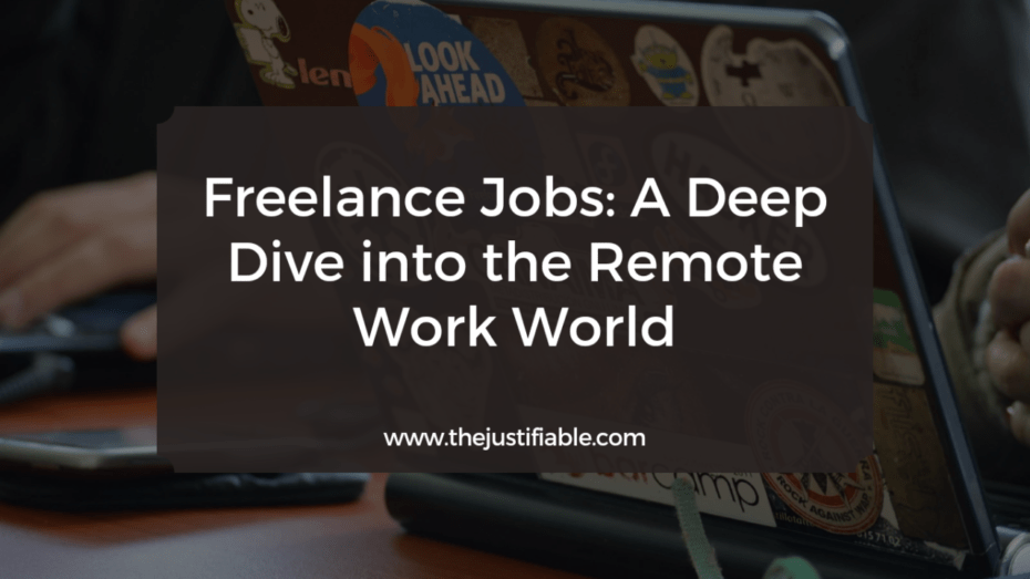 The image is a graphic related to Freelance Jobs.