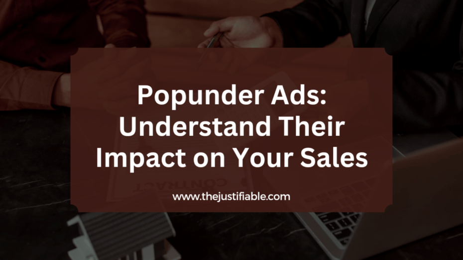 The image is a graphic related to Popunder Ads.
