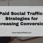 The image is a graphic related to Paid Social Traffic.