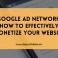 The image is a graphic related to Google Ad Network.
