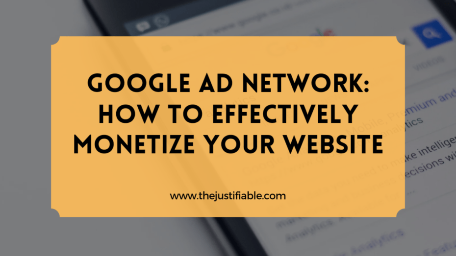 The image is a graphic related to Google Ad Network.