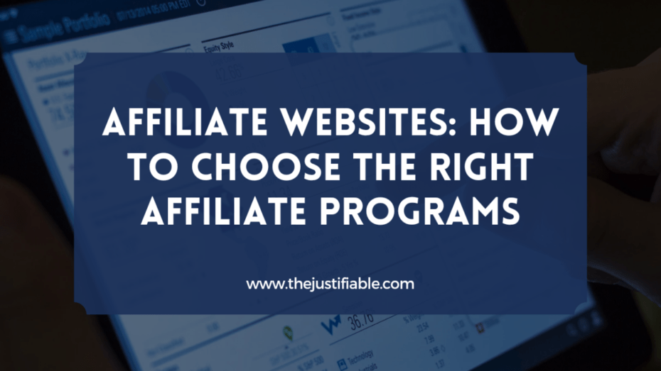 The image is a graphic related to Affiliate Websites.