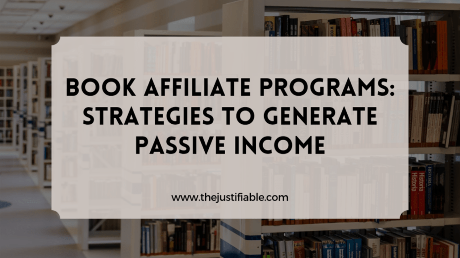 The image is a graphic related to Book Affiliate Programs.