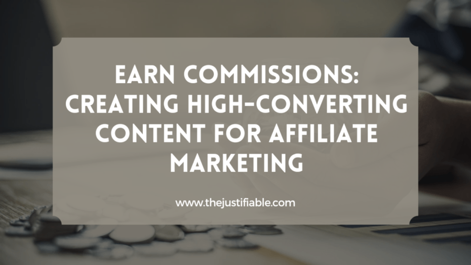 The image is a graphic related to Earn Commissions.