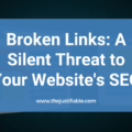 The image is a graphic related to Broken Links.