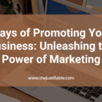 The image is a graphic related to Ways of Promoting Your Business