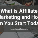The image is a graphic related to what is affiliate marketing.