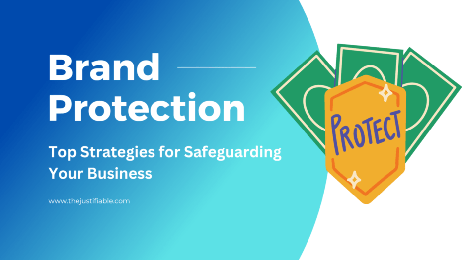 The image is a graphic related to brand protection